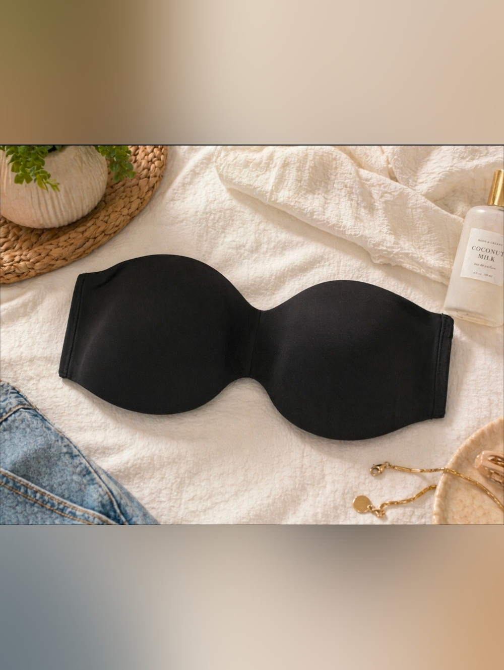 Maidenform | Women's 36D | Black Strapless | NWOT | No Shoulder Straps